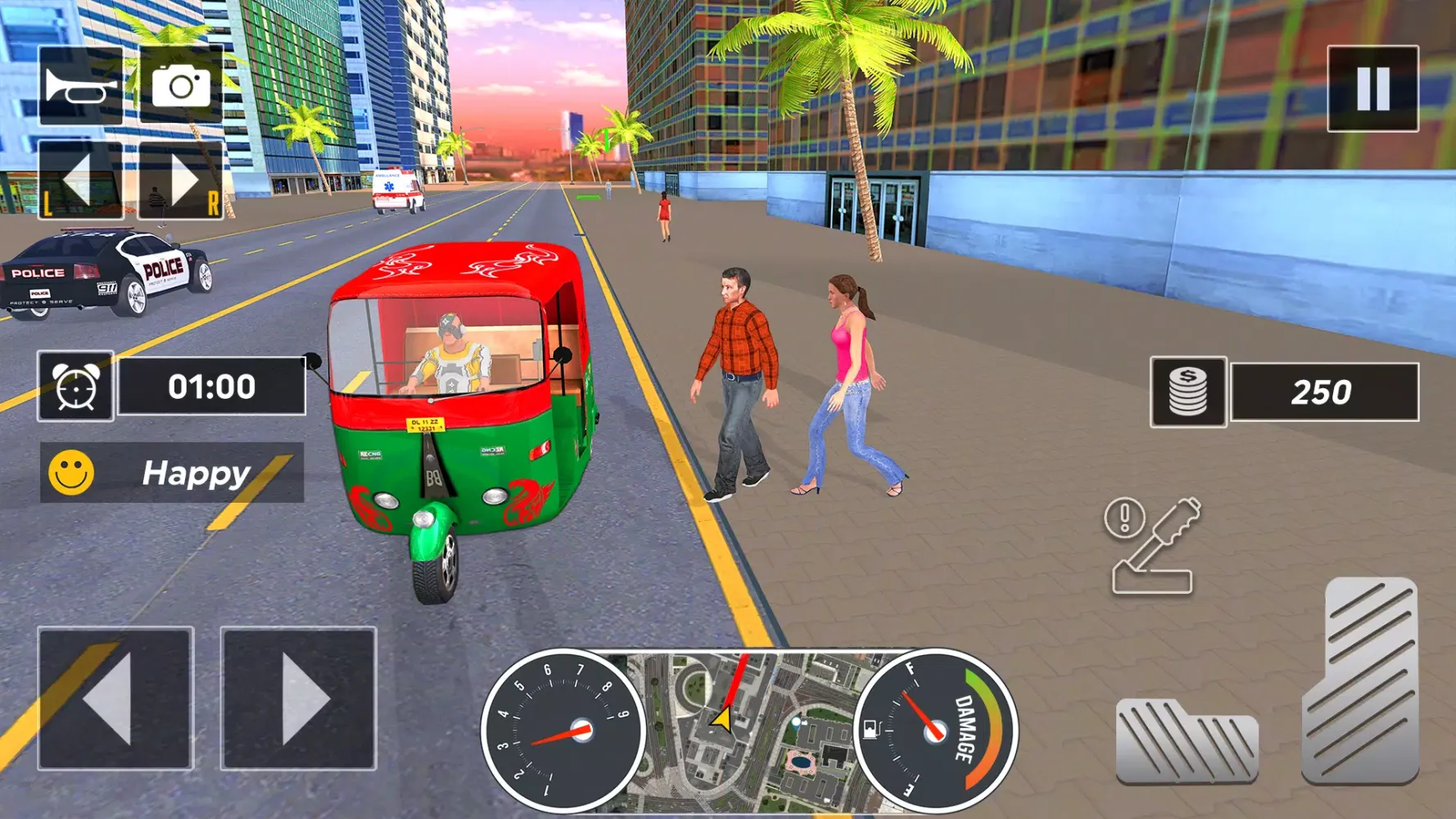 Ảnh chụp màn hình của Tuk Tuk Auto Rickshaw Game