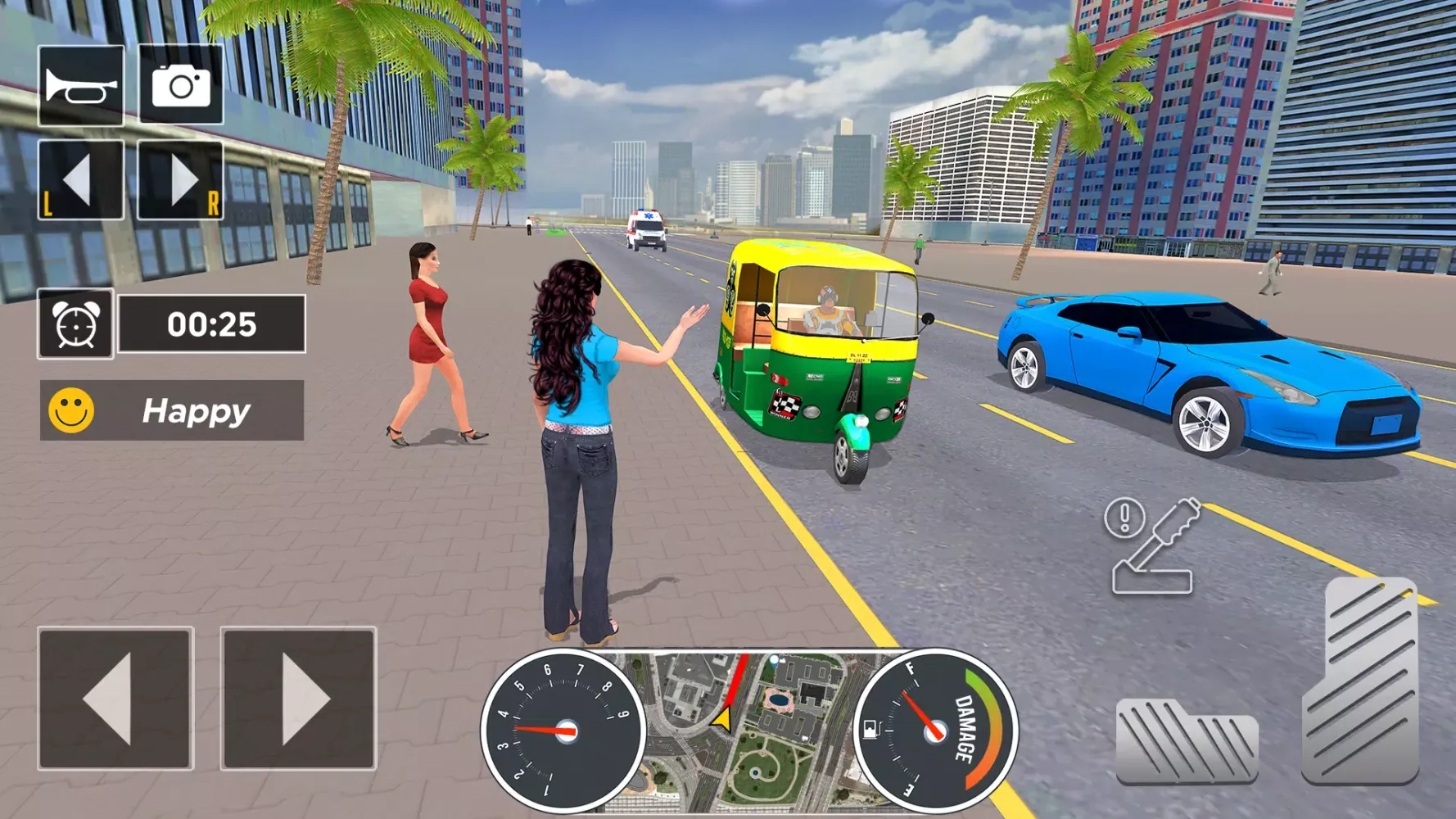Ảnh chụp màn hình của Tuk Tuk Auto Rickshaw Game