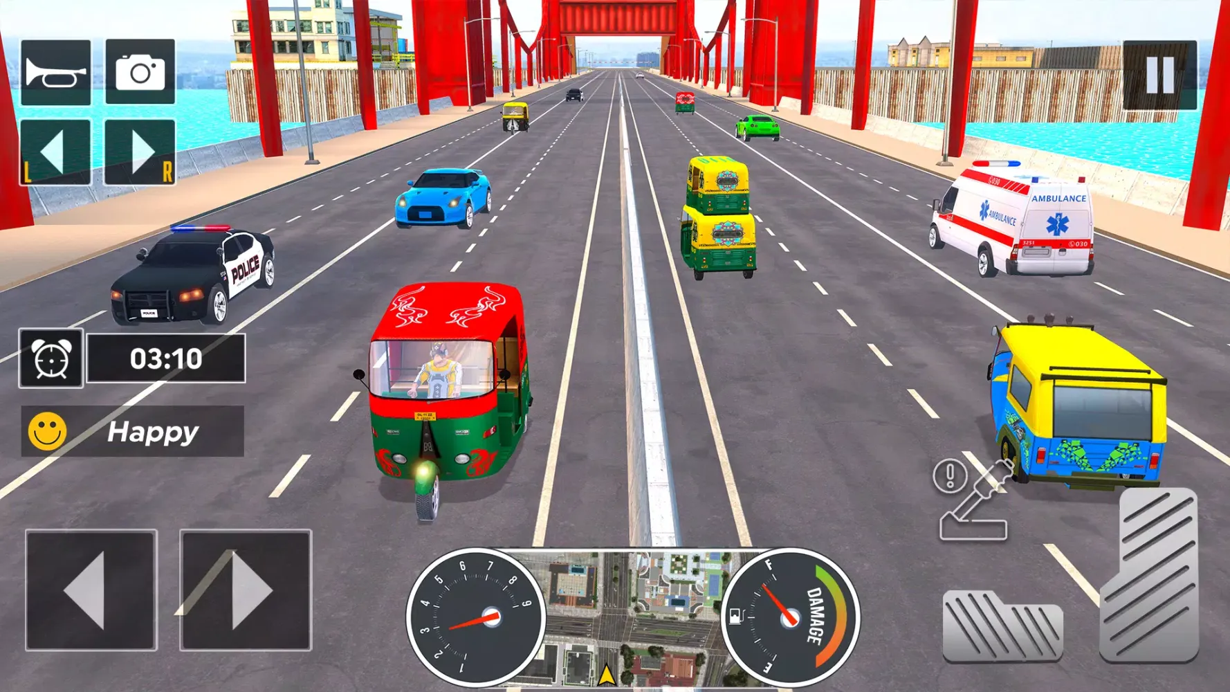 Ảnh chụp màn hình của Tuk Tuk Auto Rickshaw Game