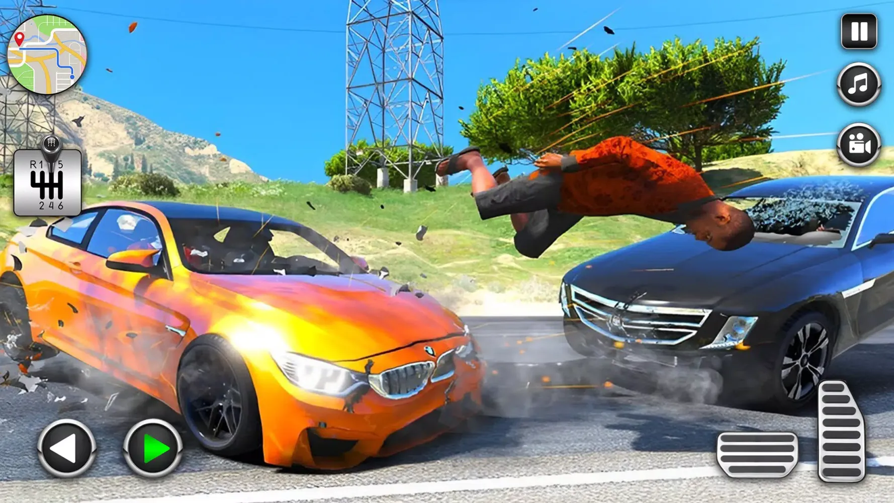 Screenshot di Real Mega Car Crash Simulator