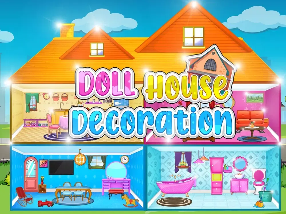 Doll House Design Games iPad  سکرین شاٹس