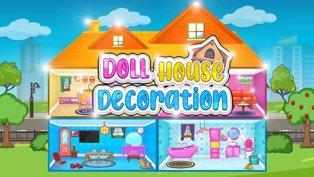 Doll House Design Games سکرین شاٹس