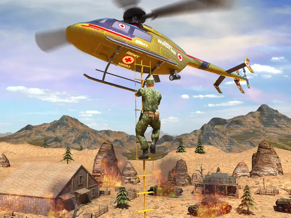 Ảnh chụp màn hình của Army Copter People Savior iPad 