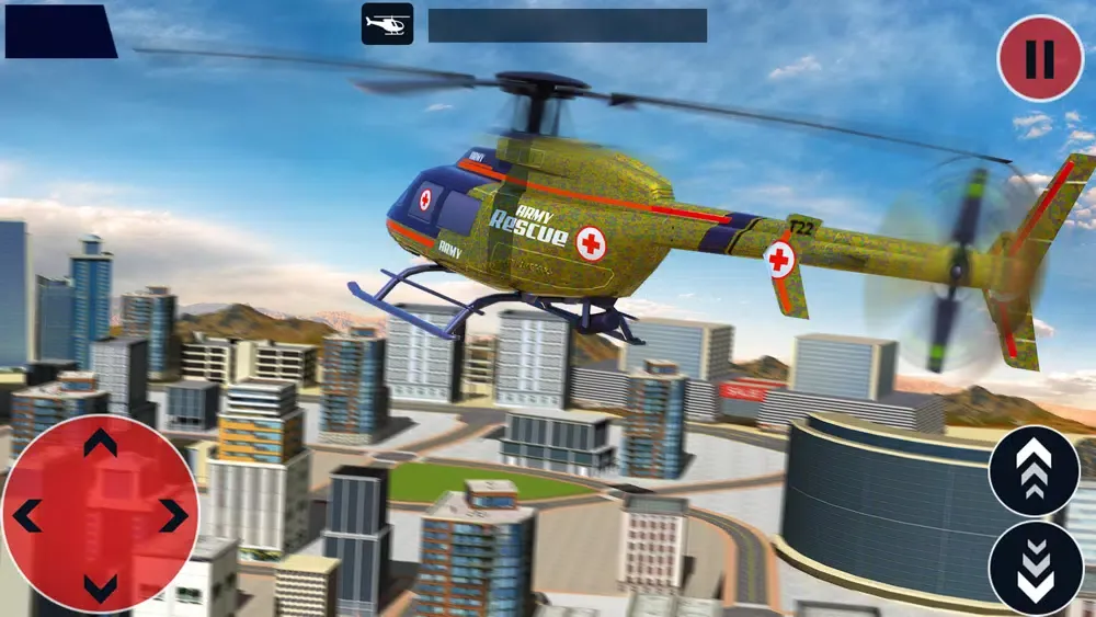 Ảnh chụp màn hình của Army Copter People Savior