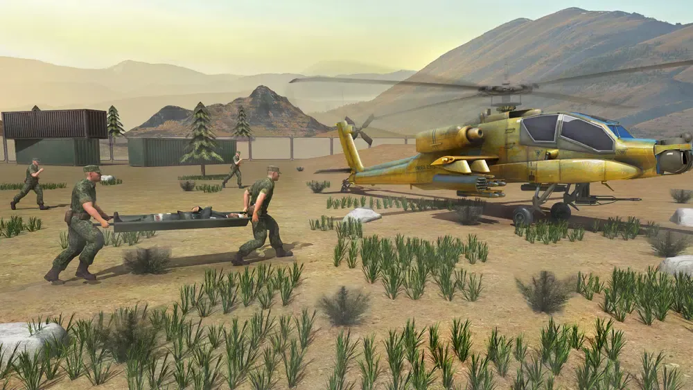 Ảnh chụp màn hình của Army Copter People Savior
