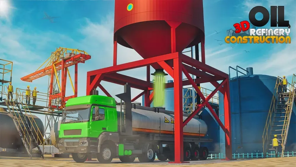 Zrzuty ekranu Oil Refinery Construction 3D