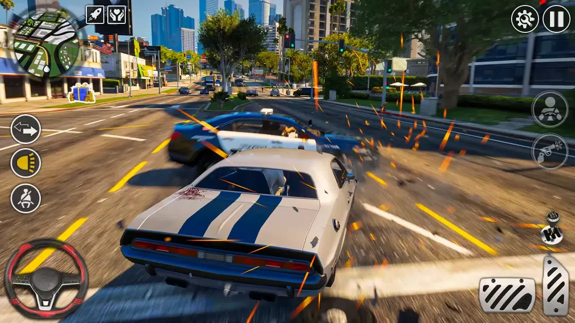 Capturas de pantalla de Police Car Driving Police Game