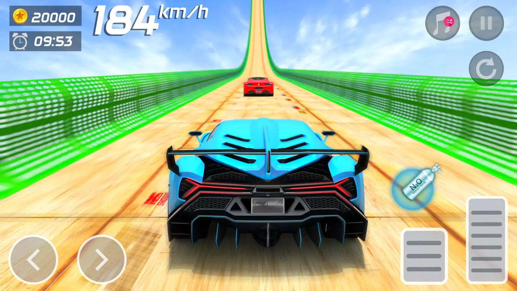 Скриншоты Superhero Car: Mega Ramp Games