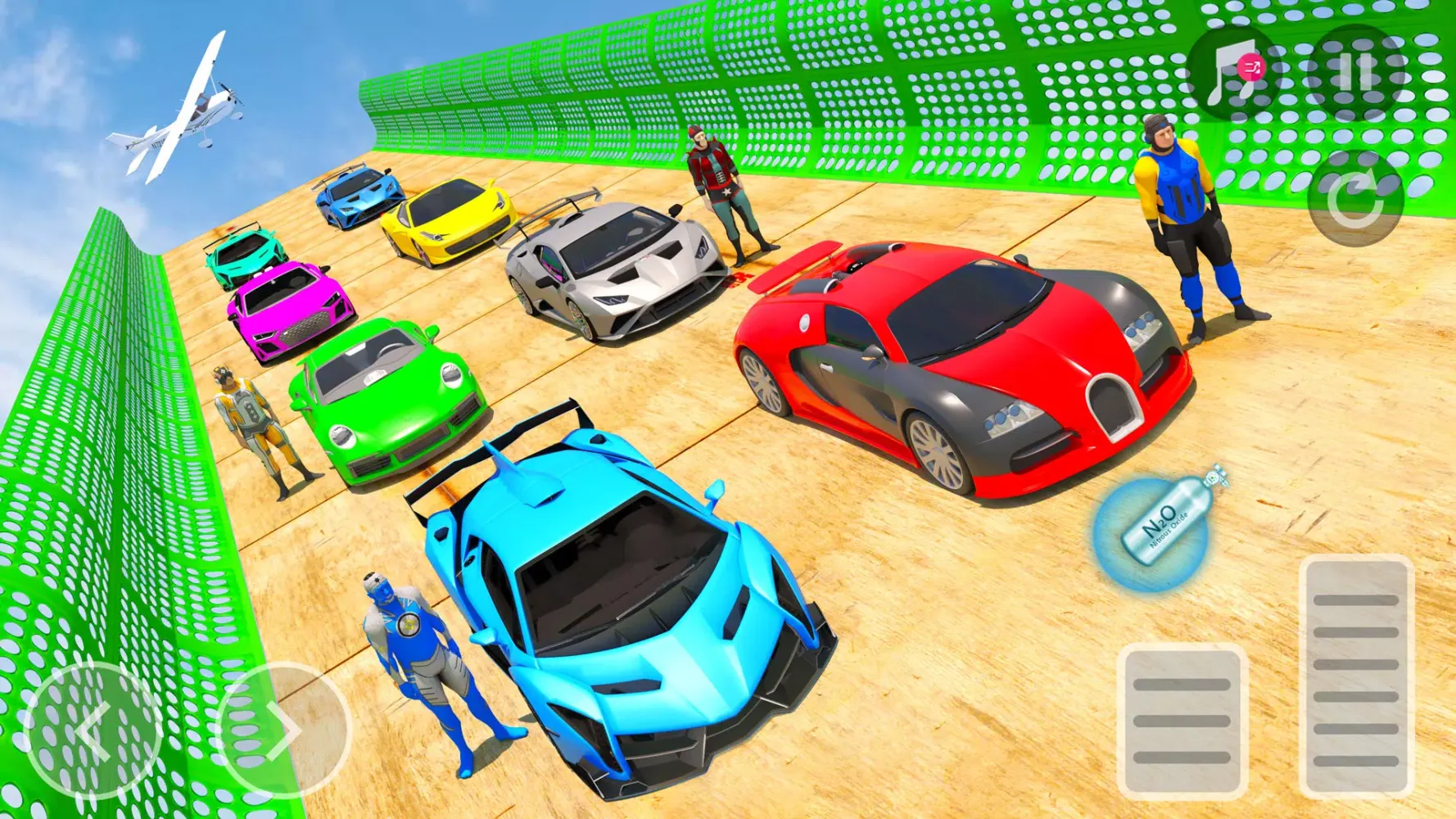 Скриншоты Superhero Car: Mega Ramp Games