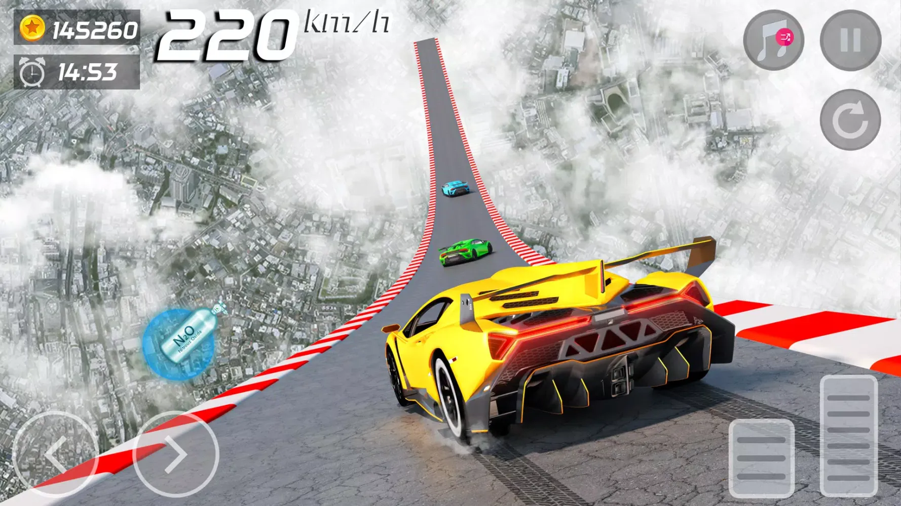 Скриншоты Superhero Car: Mega Ramp Games