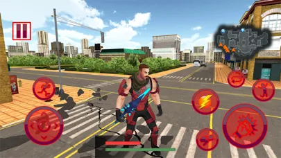 ภาพหน้าจอของ Superhero Robot Fighting Games