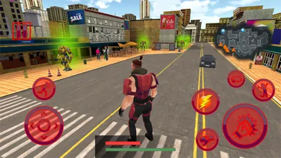 ภาพหน้าจอของ Superhero Robot Fighting Games