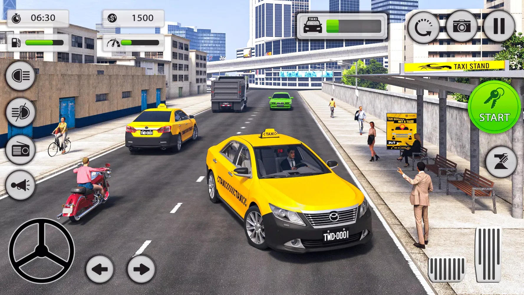 Tangkapan layar Taxi Car Driving Simulator