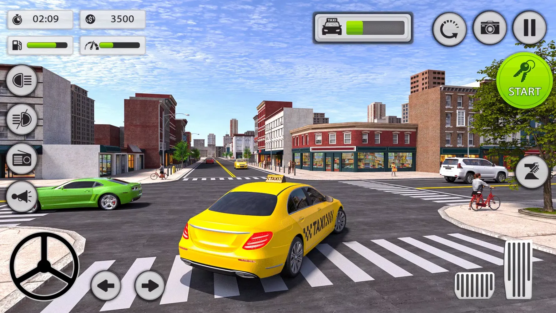 Tangkapan layar Taxi Car Driving Simulator