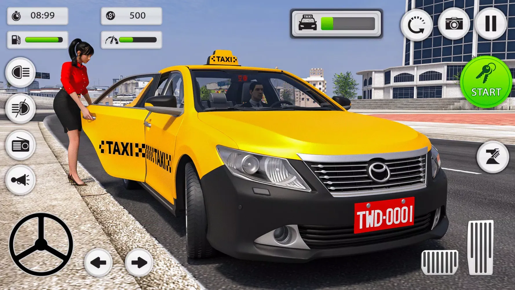 Tangkapan layar Taxi Car Driving Simulator