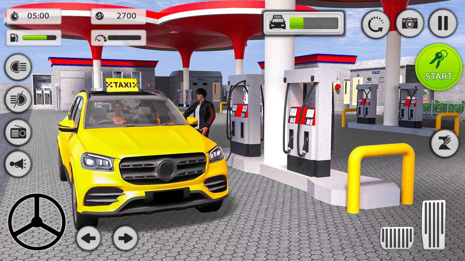 Tangkapan layar Taxi Car Driving Simulator