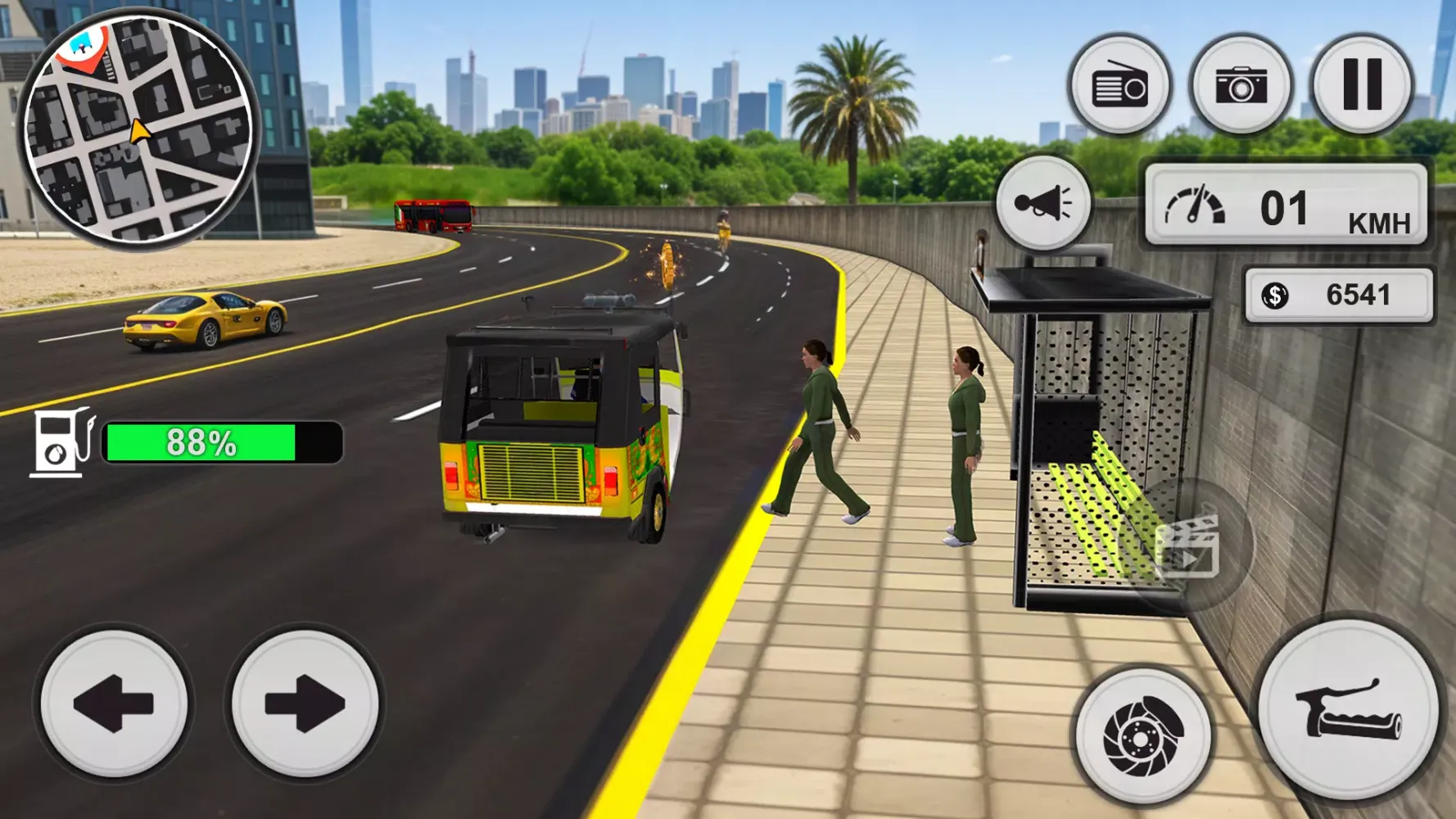 Rickshaw Driver Tuk Tuk Game スクリーンショット