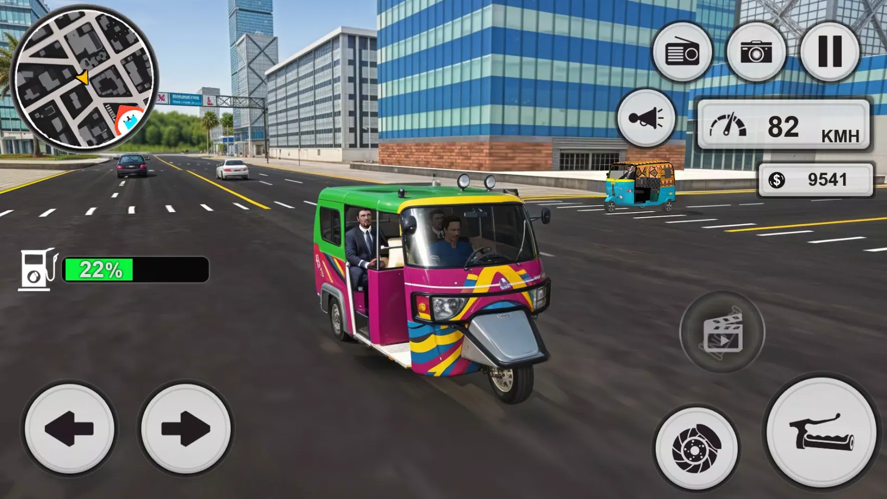 Rickshaw Driver Tuk Tuk Game スクリーンショット