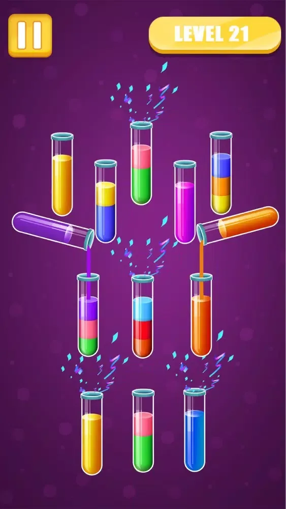 Captures d'écran de Water Color Sort Puzzle Games
