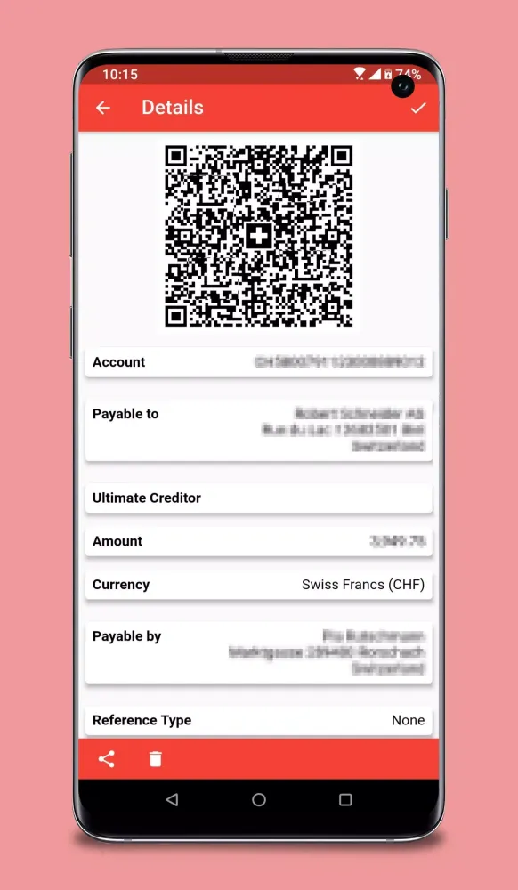 Billi - QR Bill Reader應用截圖