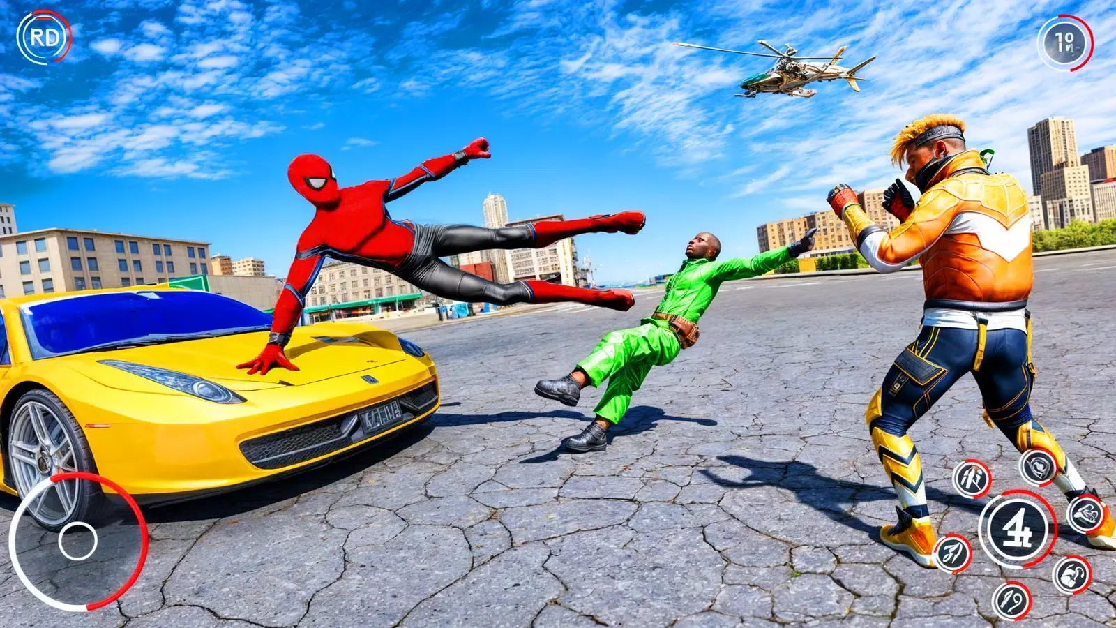 Screenshot di Spider Rope Hero Super Fight