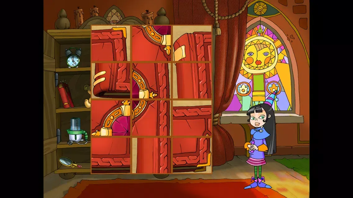 Tangkapan layar Small Witch. The Magic Broom