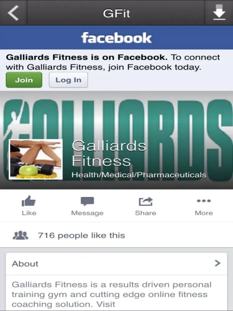 Screenshot di GFit App iPad 