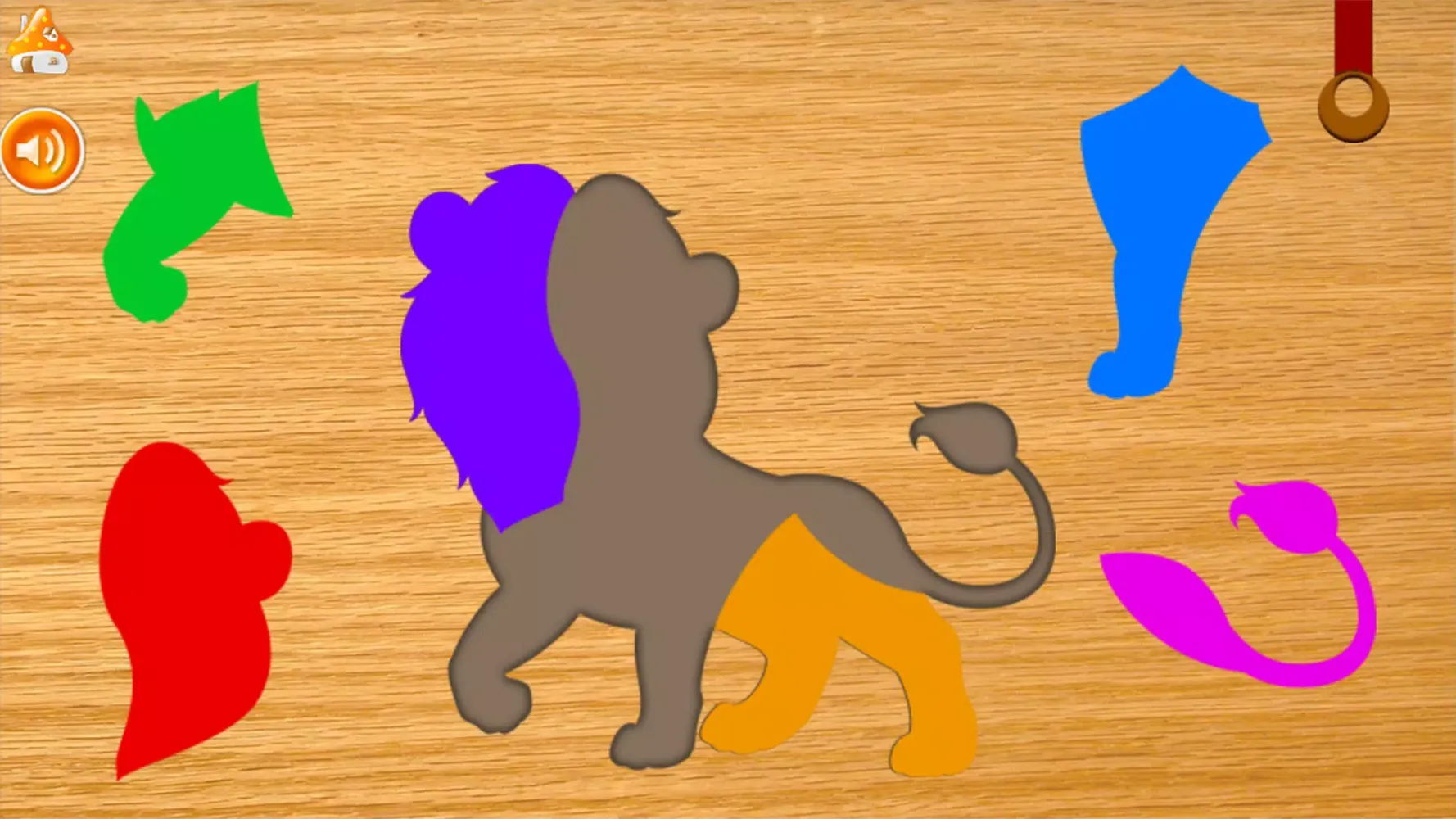 Animals Puzzle Game for Kids Ekran Görüntüleri