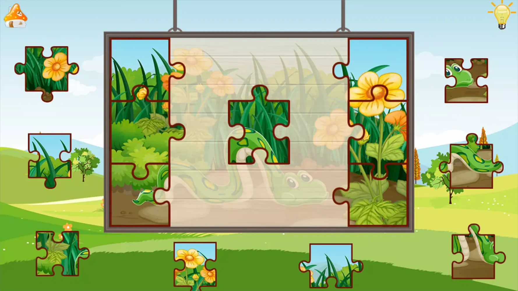 Animals Puzzle Game for Kids Ekran Görüntüleri