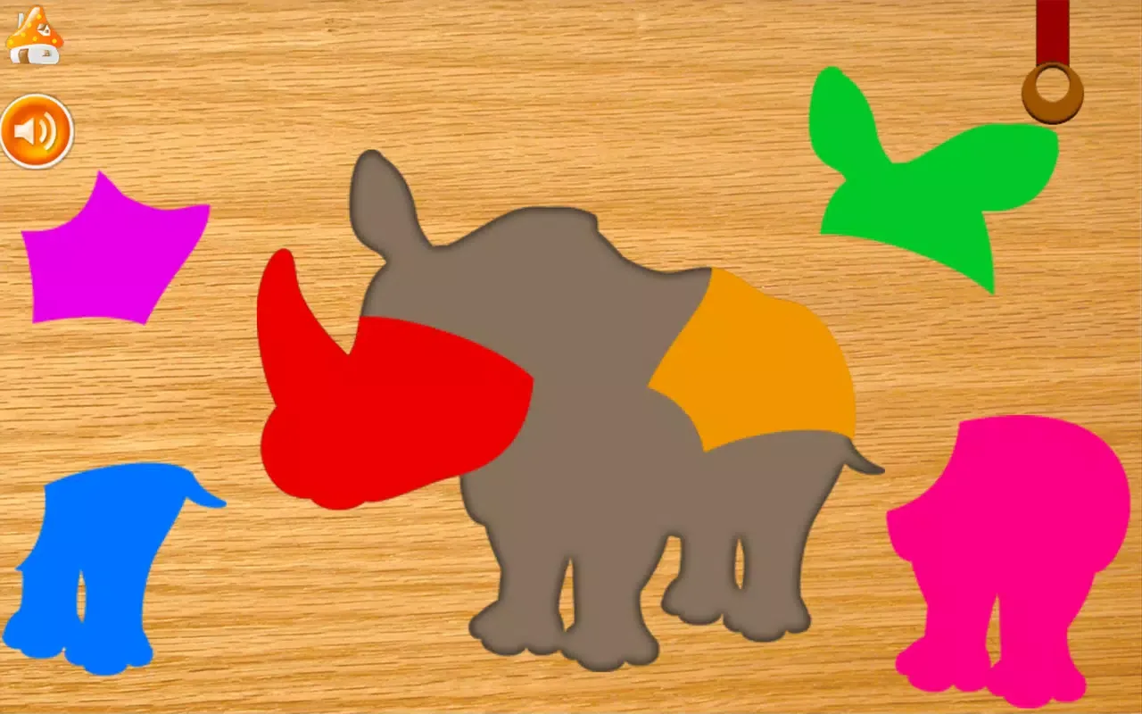 Animals Puzzle Game for Kids Ekran Görüntüleri