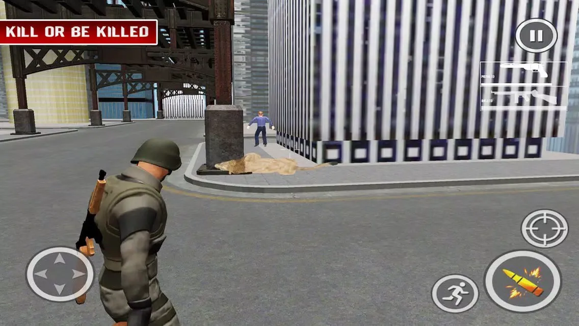 Captures d'écran de Lion Attack City:Shoot Mission