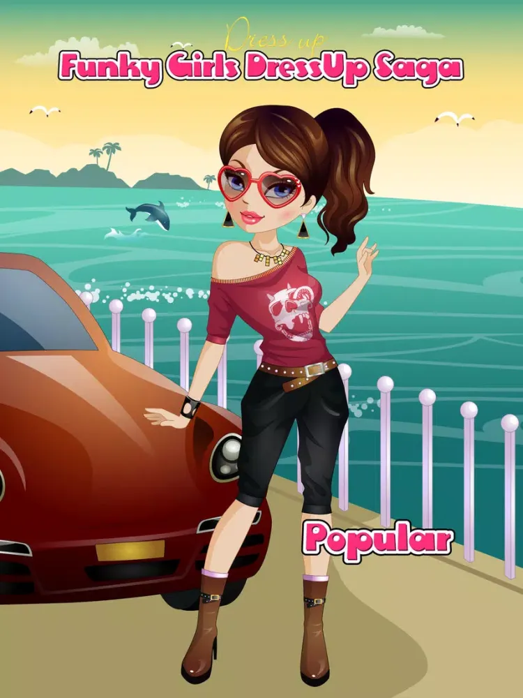 Popular, Funky Girls DressUp Saga Free by Games For Girls, LLC iPad  スクリーンショット