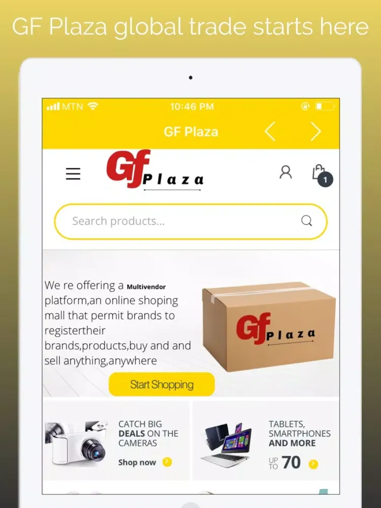 Screenshot di GF Plaza - Web App iPad 