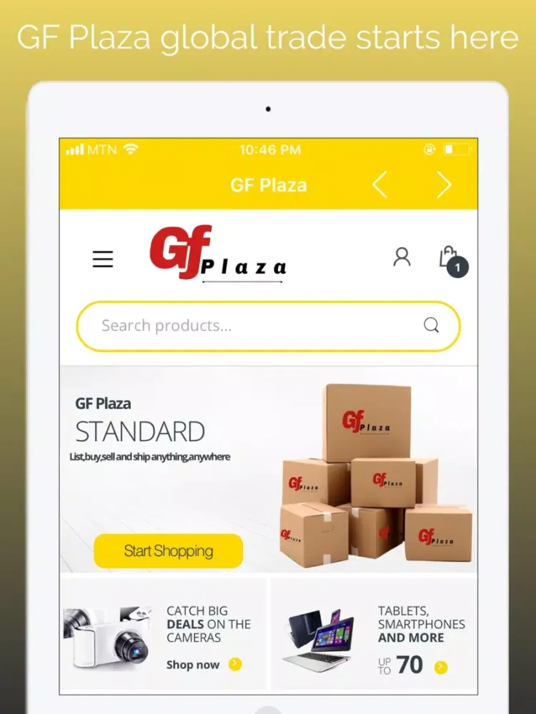 Screenshot di GF Plaza - Web App iPad 
