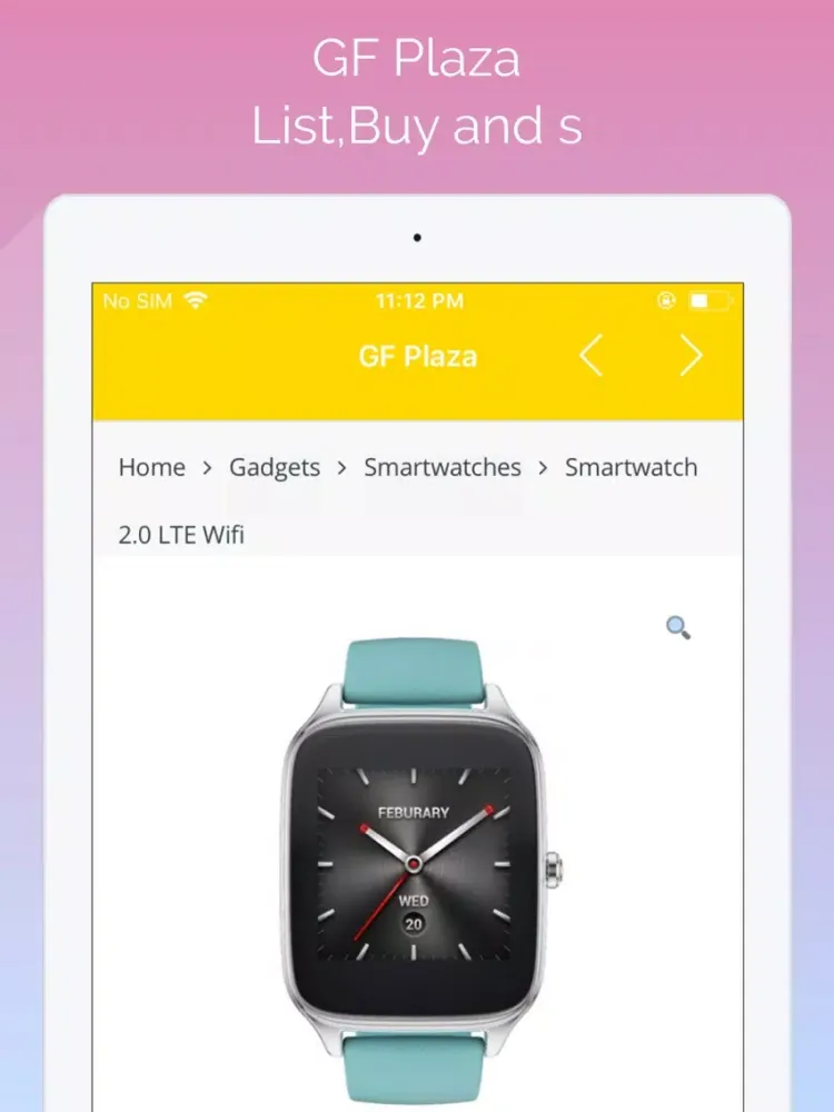 Screenshot di GF Plaza - Web App iPad 