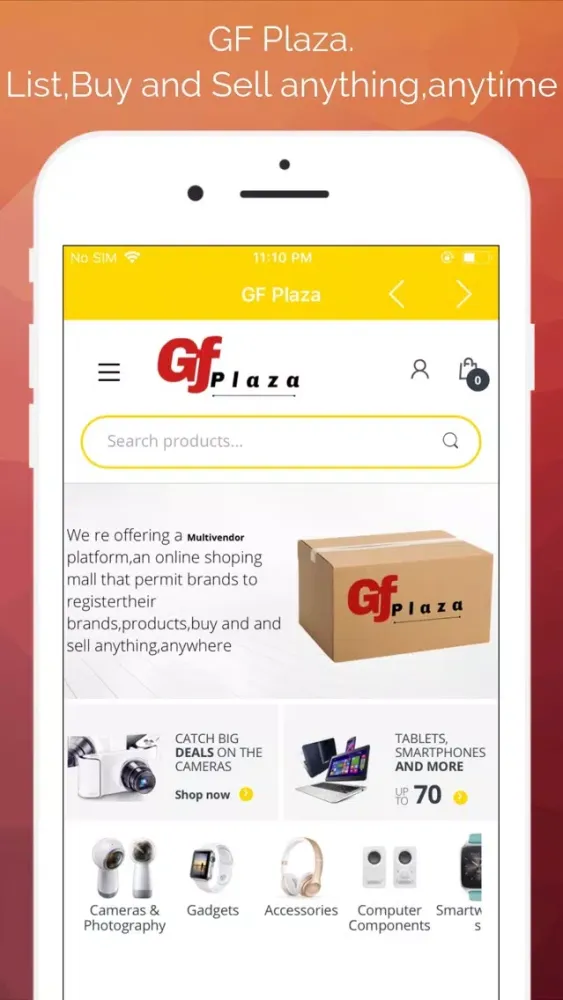 Screenshot di GF Plaza - Web App