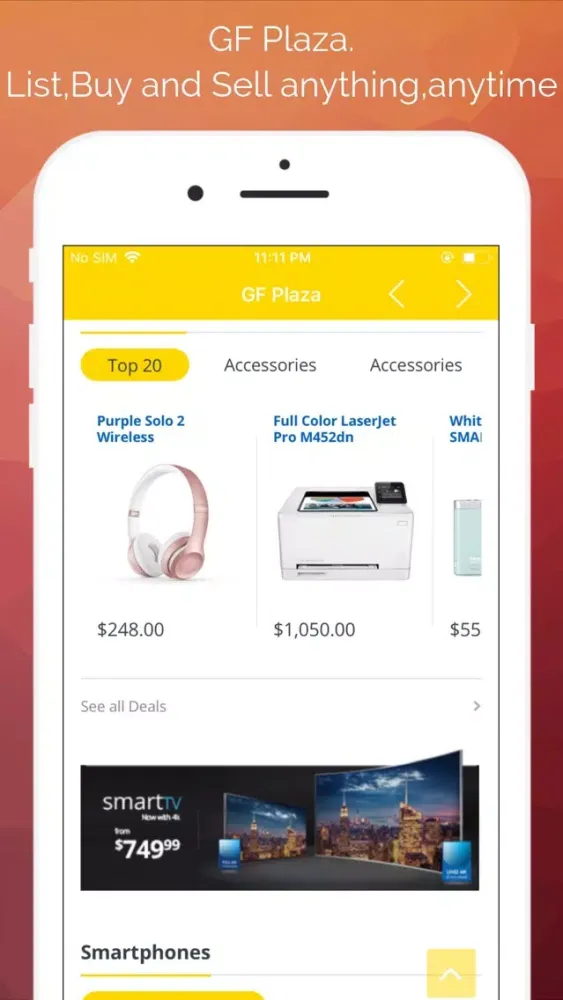 Screenshot di GF Plaza - Web App