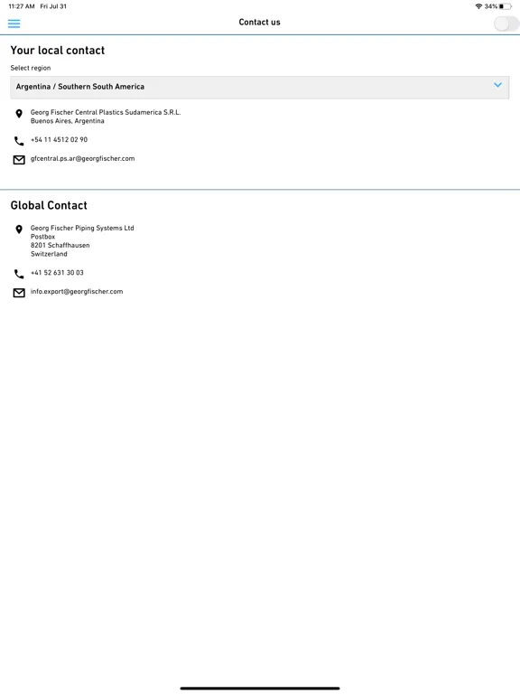 Screenshot di GF Proof of Delivery iPad 