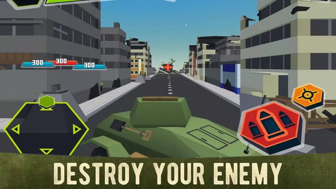 Captures d'écran de Cube Tank Shooting: War Hero