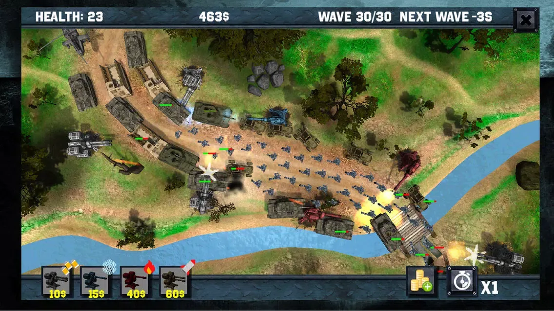 Captures d'écran de World at War: Epic Defence 3D