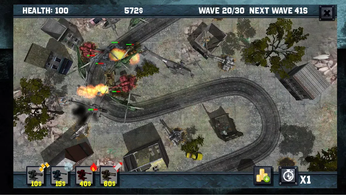 Captures d'écran de World at War: Epic Defence 3D
