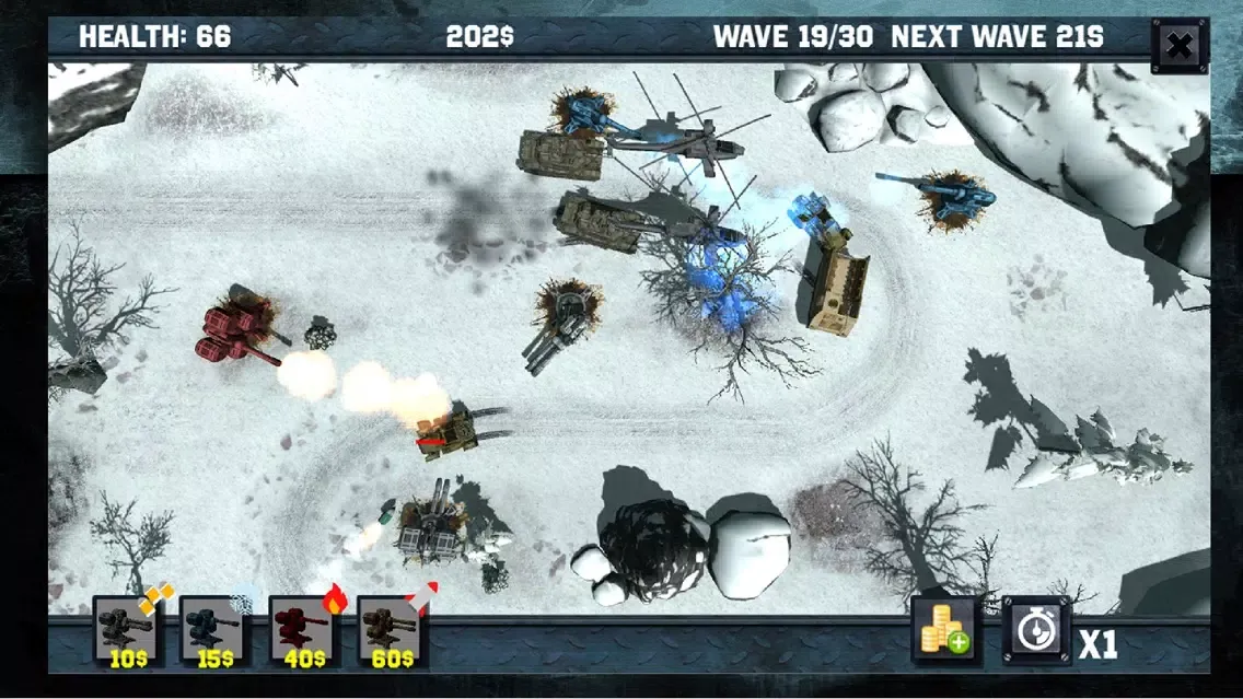 Captures d'écran de World at War: Epic Defence 3D