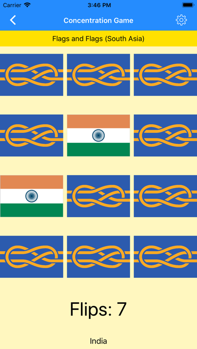 Capturas de tela do World Flags and Maps Quiz