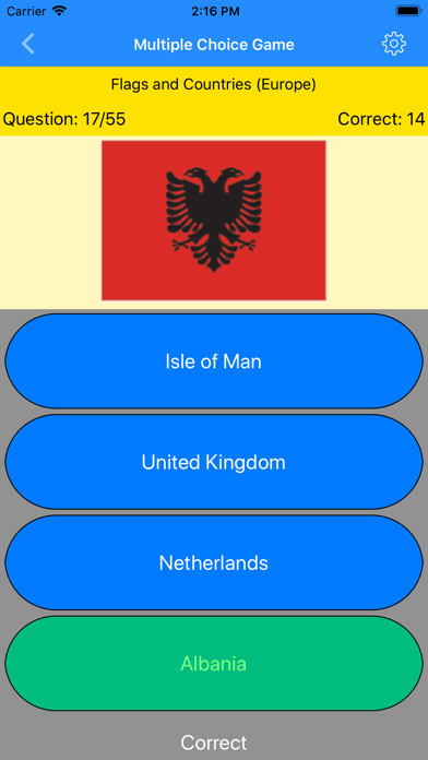 Capturas de tela do World Flags and Maps Quiz
