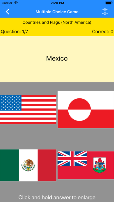 Capturas de tela do World Flags and Maps Quiz
