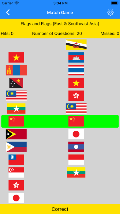 Capturas de tela do World Flags and Maps Quiz