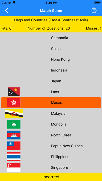Capturas de tela do World Flags and Maps Quiz