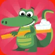 Wild Doodle Dentist - kid’s Animals tooth brush game
