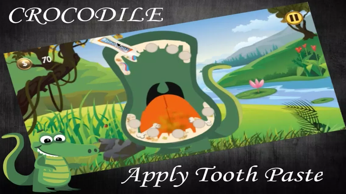 Wild Doodle Dentist - kid’s Animals tooth brush game Screenshots