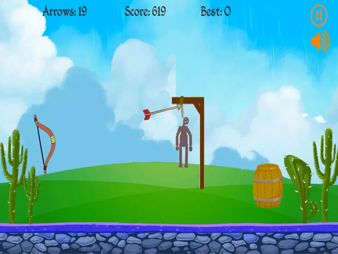 Скриншоты Bow & Arrow Bird & Balloon Hunter : Shoot Apple & Rescue Hangman iPad 